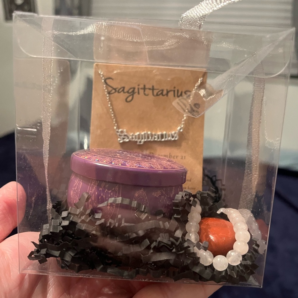 Sagittarius zodiac candle set